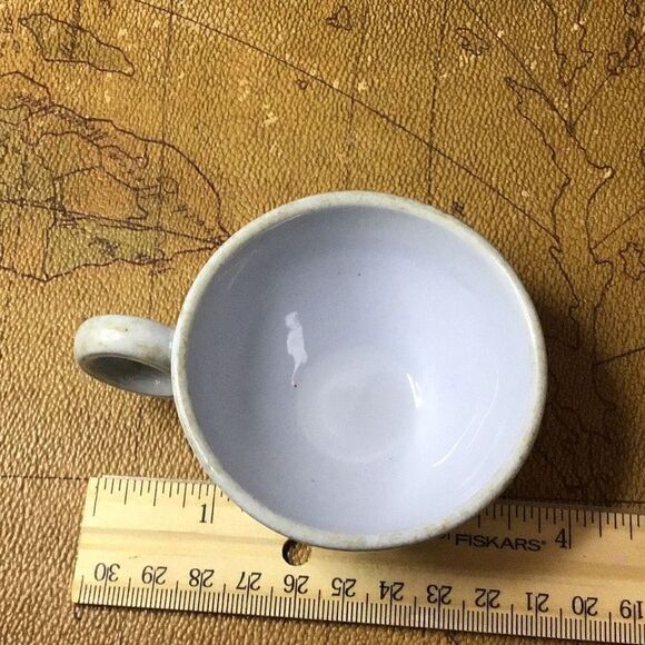 Cup vintage ￼ platinum Blue by Lamberton with patina showing - Picture 4 of 5